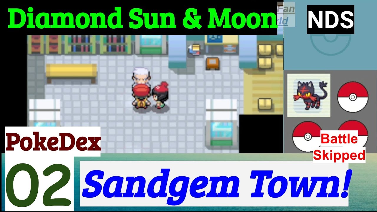 Pokemon Diamond Sun & Moon Part 10 PokeFan Got Bicycle