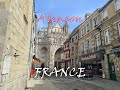 Alenon in france walk around city centre and basilique notredame