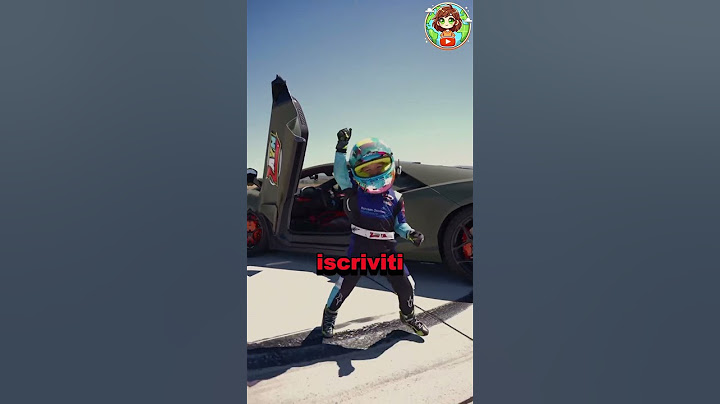 Guida una Lamborghini a soli 5 anni 😲 312 kmh 🚗💨