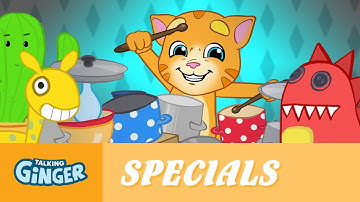 Talking Ginger Makes Noise