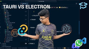 Electron vs Tauri | Creating a Desktop App with Web Technologies| TechHarvesting