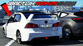 K20 Swap Honda Ci̇vi̇c Fd6 İle İbretli̇k Makas Show Honda Ci̇vi̇c Fd6 Modu Etto Corsa T300Rs