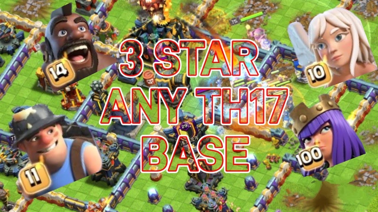 How to 3-Star Any Base with TH17 QC Hybrid!