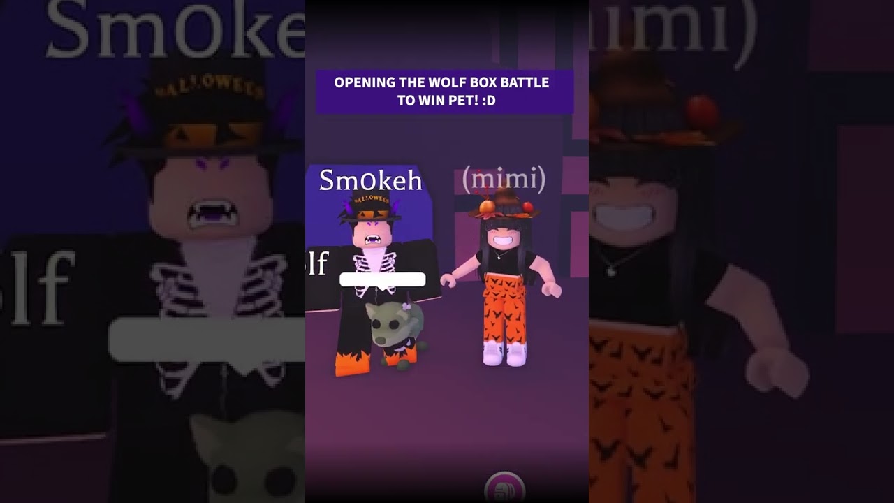 🐺 WOLF BOX BATTLE AND WIN A PET!!!😁