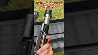 Lord Vader’s legacy lightsaber #starwars  #lightsaber #disney