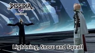 Lightning, Snow and Squall - Dissidia Final Fantasy NT [ReDubbed]