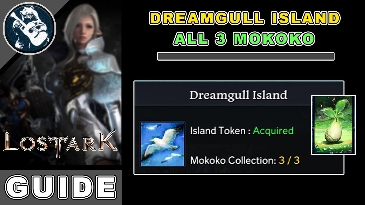 All 3 Dreamgull Island Mokoko Seeds Location in Lost Ark | Island Map Locations Guide