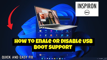 How to Enale or Disable USB Boot Support Dell Inspiron (2025)