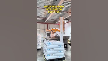 Watch This Robot Feed Your Line😎 #depalletizing #automation #palletizer #palletizing #depalletizer