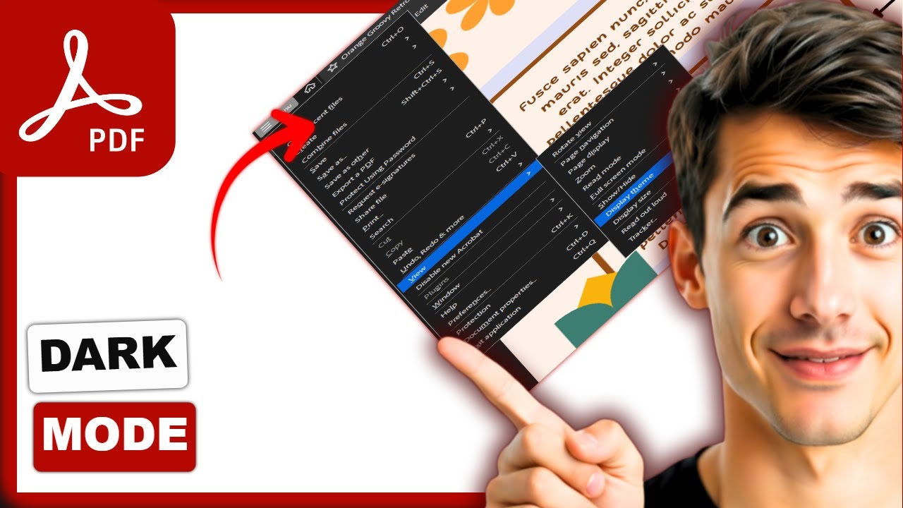 How to enable dark mode in Adobe Acrobat Reader (Easiest