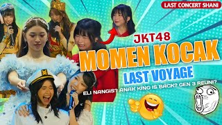 JKT48 - MOMEN KOCAK di LAST VOYAGE | ELI NANGIS? GEN 3 REUNI? | LAST CONCERT SHANI