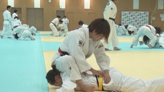 近藤選手らが強化合宿 柔道世界選手権の女子日本代表