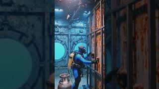 Underwater Secret Bunker Build Timelapse#shortvideo #bunker #viral