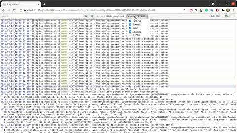 LogViewer demo (2021-11-17)