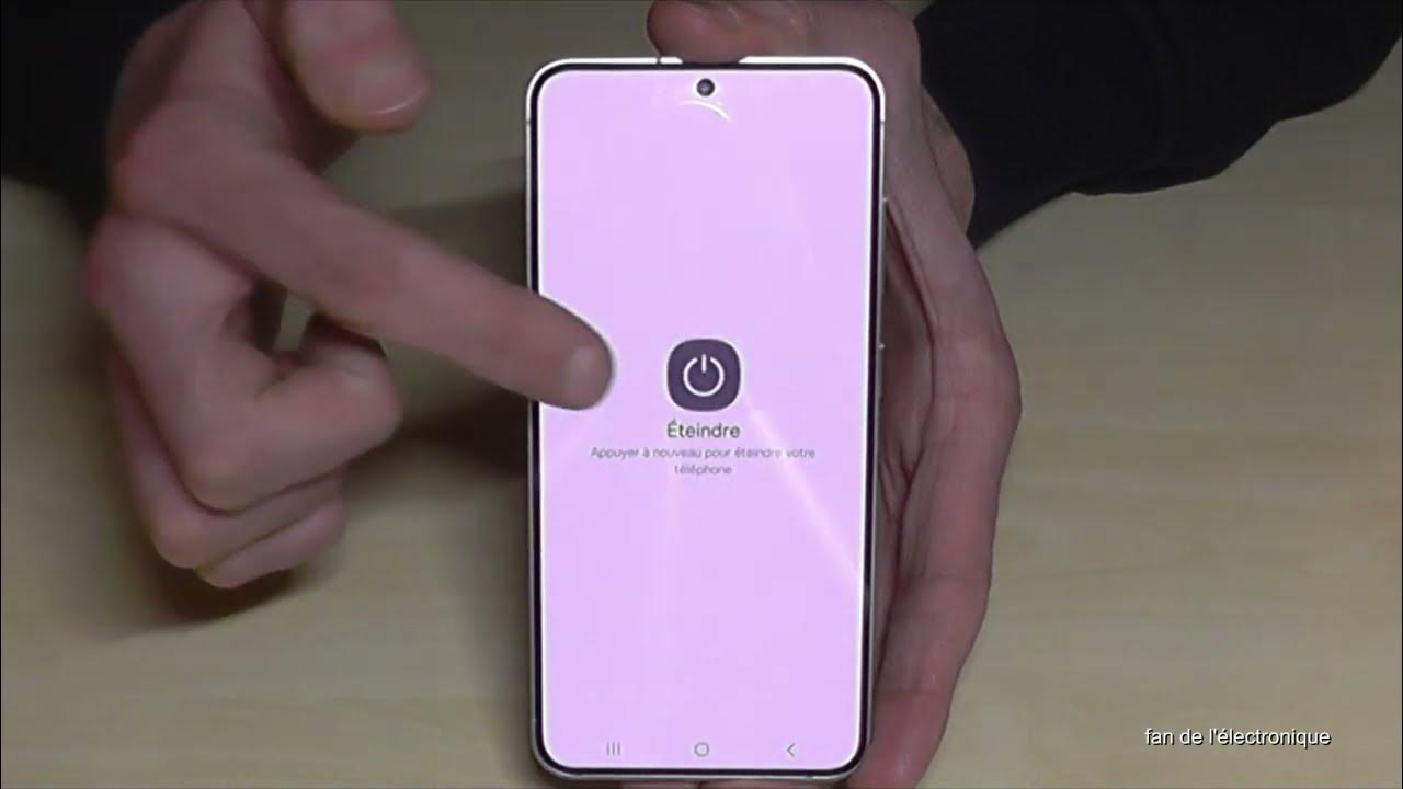 Samsung Galaxy S24 Comment éteindre le téléphone? Et comment configurer le Power Button? YouTube