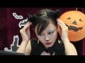 黒猫ハロウィン仮装＆メイク♪
