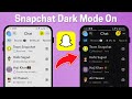 How to turn on Snapchat dark mode