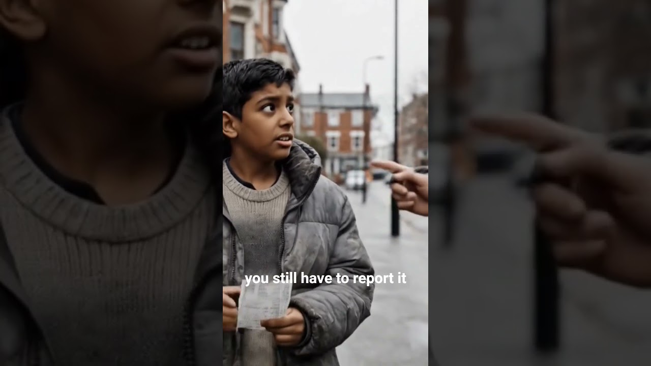 UK Police mistakes Challan a Poor Boy