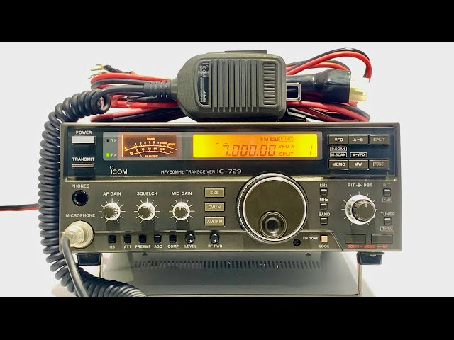 💥iCom IC-729 HF/50MHz 130/18W + DC + HM-36💥 - YouTube