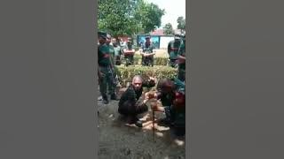 Salah satu anggota TNI kerasukan arwah pahlawan/pejuang indonesia.