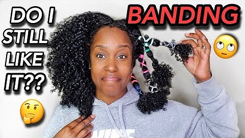 BANDING! | DO I STILL LIKE IT?? | NATURAL HAIR NIGHT TIME ROUTINE
