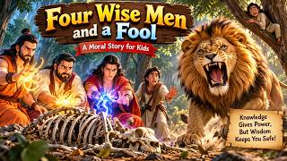 The Four Wise Men and the Fool | Inspiring Moral Story for Kids