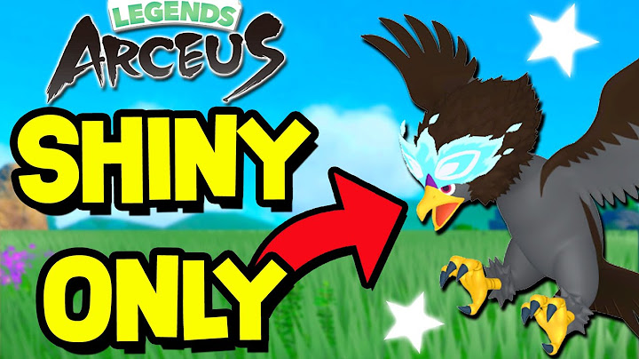 Pokemon Legends Arceus but I Can Only Use Shinies