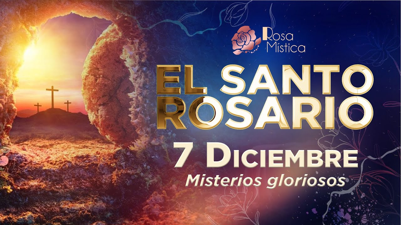 Santo Rosario de Hoy con Imágenes | Domingo 7 de Diciembre 2025 | Misterios gloriosos