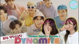 BTS (방탄소년단) 'Dynamite'  MV reaction 리액션 (Koreans react Eng sub) #BTS #BTS reaction #dynamite