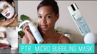 Get Glowy Skin Peter Thomas Roth Water Drench Hyaluronic Micro Bubbling Cloud Mask Review