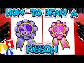 How to draw a mothers day ribbon