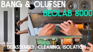 Bang & Olufsen Beolab 8000 Disassembly, cleaning and new isolations material installment process
