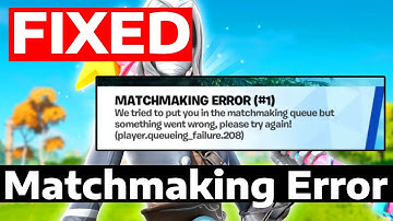 How To Fix Fortnite Matchmaking Error #1 We Had Trouble Talking To The Matchmaker