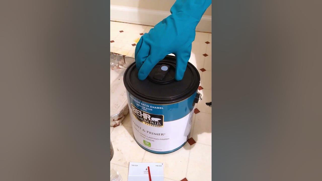 How to Open BEHR Paint Can short hack diypowercouple YouTube