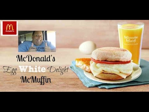 Mcdonald S Egg White Delight Mcmuffin Reviewed Youtube