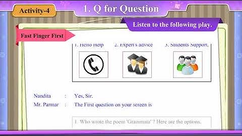 std 8 | English | sem 1 | chapter 1 | Activity 4 Video | GCERT | Shapur pcschool | Gujarati Medium