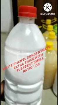 Premium white phenyl concentrate, Ratio is 1:30 with disinfected  #phenyl #whitephenyl #thickphenyl