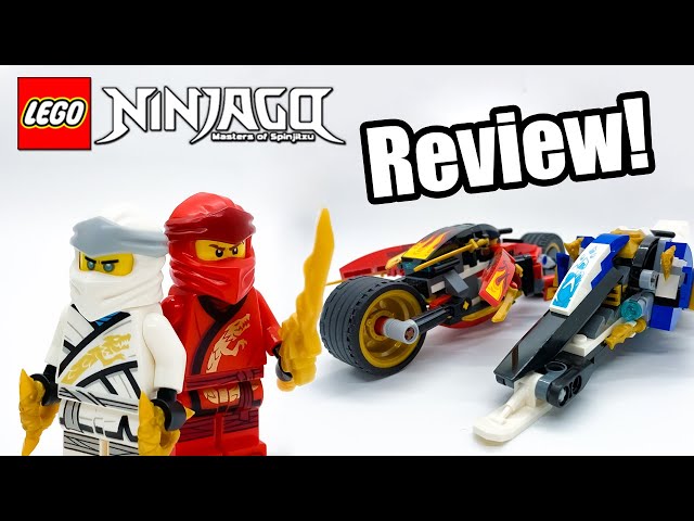 Kai's Blade Cycle and Zane's Snowmobile Review! LEGO Ninjago Legacy Set  70667 - YouTube