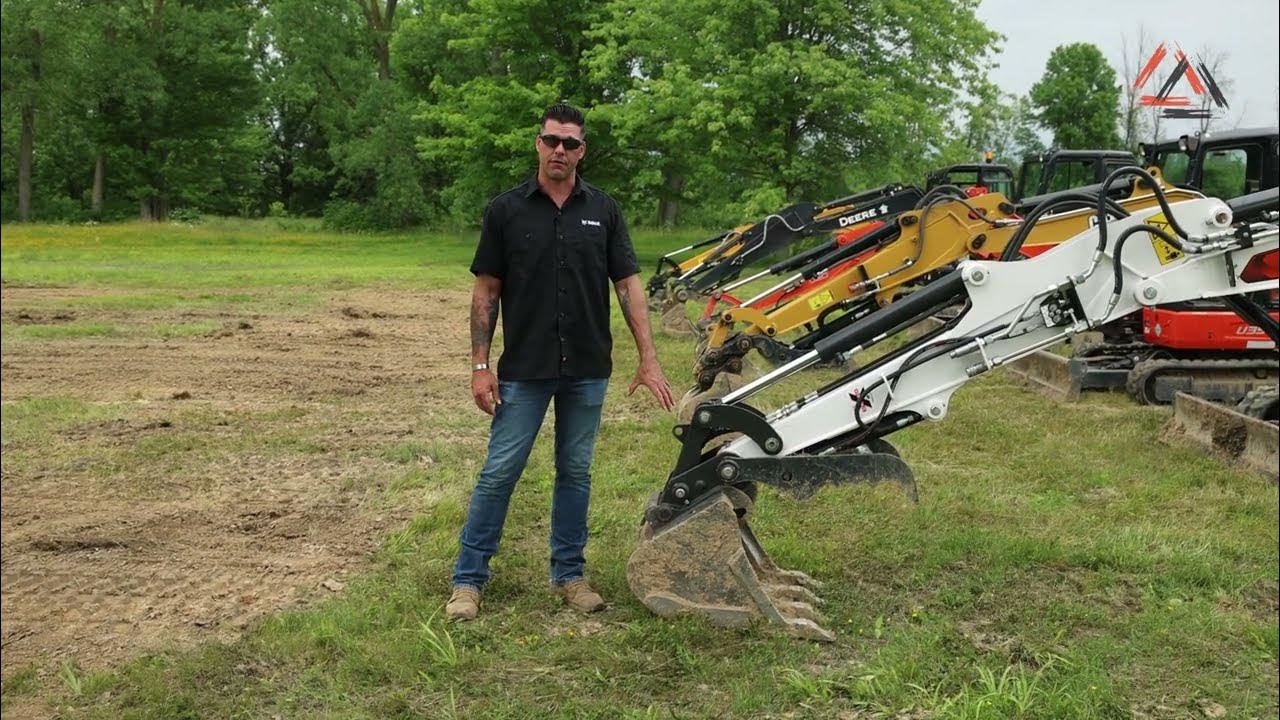 Bobcat E35 (RSeries) WalkThrough 3Ton Mini Excavator Comparison