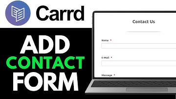 How To Add Contact Form In Carrd.co Website 2025 (Full Tutorial)