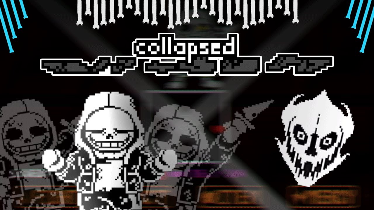 [Battle + dialogue] Undertale Collapsed The beginning of Dust!Sans
