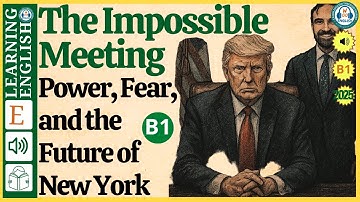 learn english through stories ⭐ The Impossible Meeting  (Graded Reader Level B1)