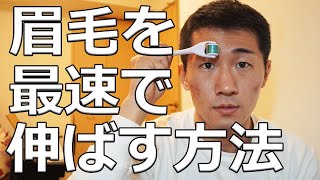 眉毛・ヒゲを最速で伸ばす方法とは？毛の育毛方法ならコレしかない。