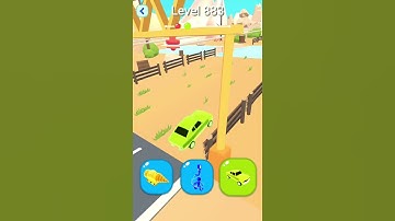 Shape-Shifting 2 GAMEPLAY Level No -883  Walkthrough - New Update Car Racing #Shorts #ShapeShifting