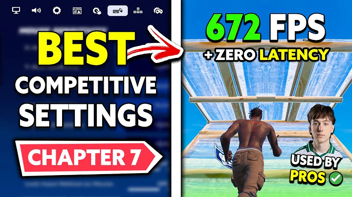 The BEST Competitive Settings in Fortnite Chapter 7! (FPS Boost & No Delay)