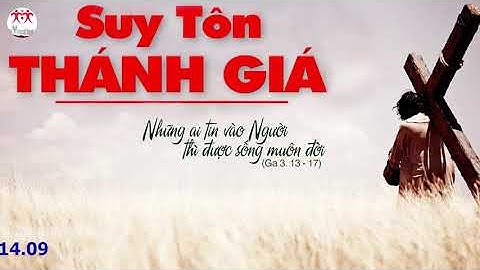 Suy niệm Lời Chúa | Lễ Suy Tôn Thánh Giá | Ga 3.13-17 | Lm Ant. Nguyễn Cao Siêu SJ