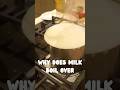 Why Does Milk Boil Over but Water Doesn't? 🥛🤯 #Chemistry #Shorts