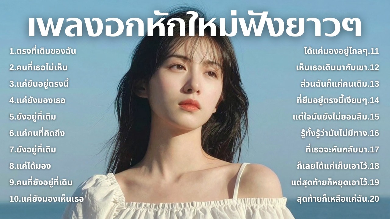 รวมเพลงเศร้า💔ฟังยาวๆไม่เคยเสียใจ คงไม่เข้าใจ | ฟังยาวๆ | ชุด[255] | Relax Harmony [Official Music]