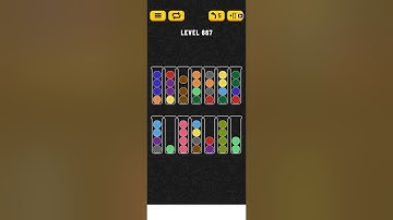 Ball Sort puzzle Level 667     - Color Puzzle Game #ballsortpuzzle #allgameshere