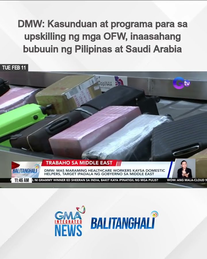 DMW - Kasunduan at programa para sa upskilling ng mga OFW, inaasahang bubuuin... | Balitanghali